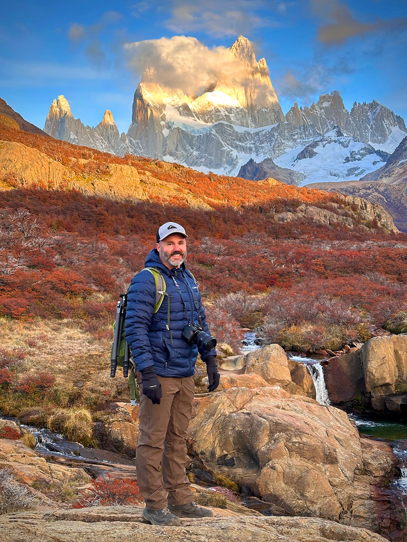Matt Purciel wearing KUHL Renegade hiking pants in the American West